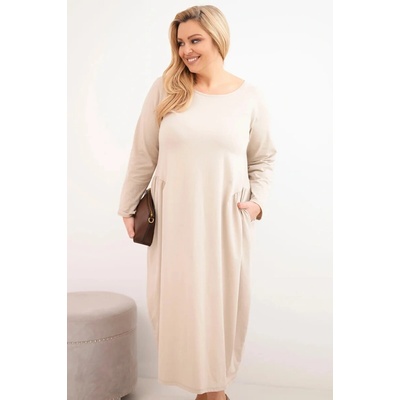 Kesi Plus Size béžová