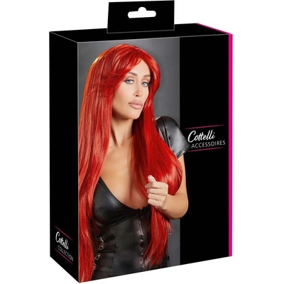 Cottelli Collection Paruka Long Straight Red Wig