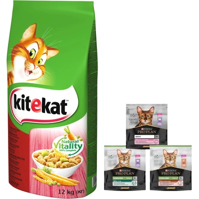 Kitekat hovězí & zelenina 12 kg – Hledejceny.cz