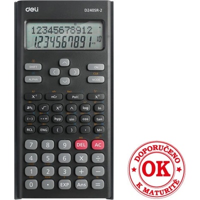 DELI Kalkulačka vědecká ED240SR-2