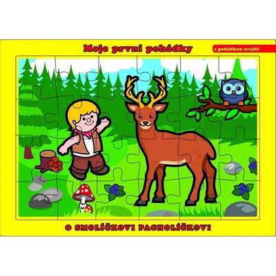 Teddies deskové O Smolíčkovi Pacholíčkovi 26 x 17 cm Moje první pohádky 24 dílků