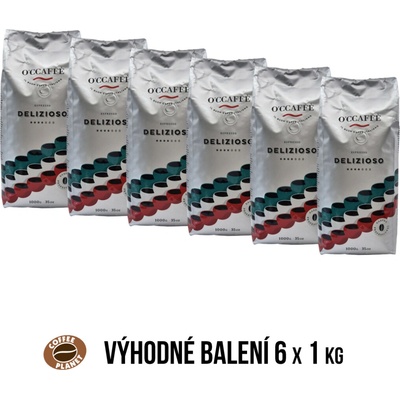 O'Ccaffé káva Delizioso zrnková 12 x 1 kg