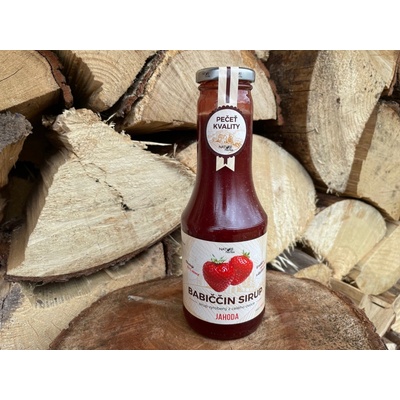 Nature Notea Babiččin sirup JAHODA 0,5 l