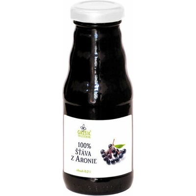 Grešík Šťáva z Aronie 100% 200 ml