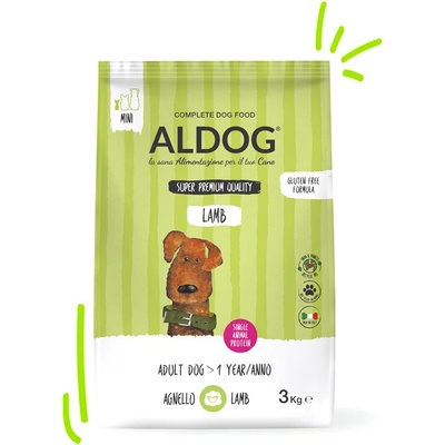 ALDOG Adult Mini Lamb & Rice 3 kg