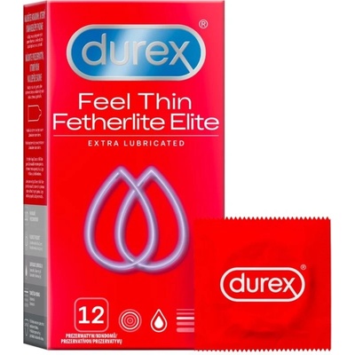 Durex Feel Thin Extra Lubricated 12 ks