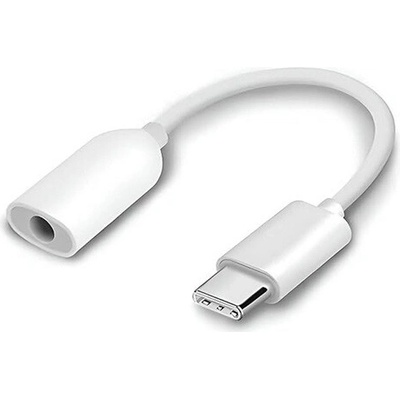 Audio adaptér XIAOMI s káblom, konektor 3,5 mm – Type-C, BIELY 45010000031P