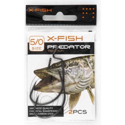 X-Fish Predator Trophy vel. 5/0 2 ks
