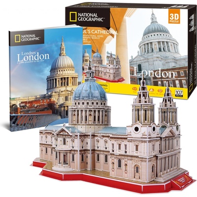 CubicFun 3D puzzle National Geographic: Katedrála svatého Pavla 107 ks