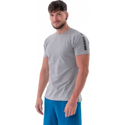 Nebbia Next Level tričko Essentials 326 Light Grey světle šedá