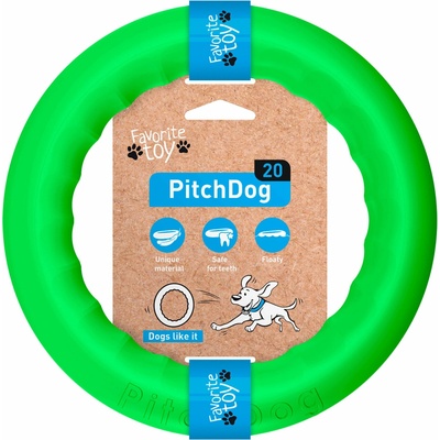 Collar Pitch dog hračka 28 cm zelená