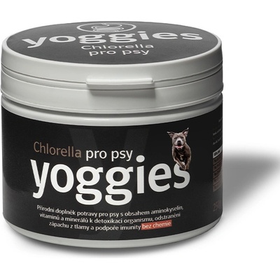 Yoggies Chlorella pre psov Sladkovodná riasa (zápach z papule aj prebiotikum) 100 g