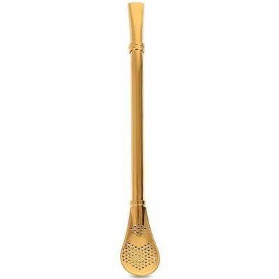 Genesis Bombilla zlatá na Yerba Maté 15,5 cm