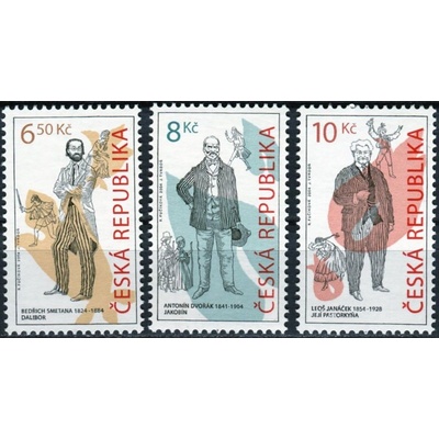 Česká pošta (2004) č. 397 - 399 ** - Česká republika - Česká hudba