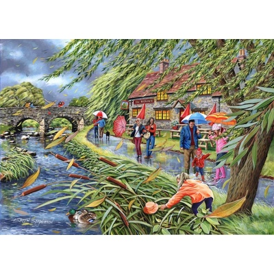 House of Puzzles Vietor pri vŕbách 1000 dielov