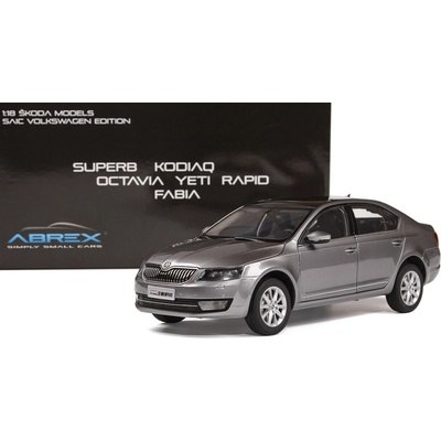 ABREX Škoda Octavia III 2014 Šedá Metalíza 1:18