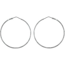 Infinitysilver stříbrné náušnice kruhy broušené SE221225