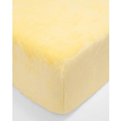 MKLozkoviny.sk Plachta mikroplyš Deluxe pastelovo žltá 160x200