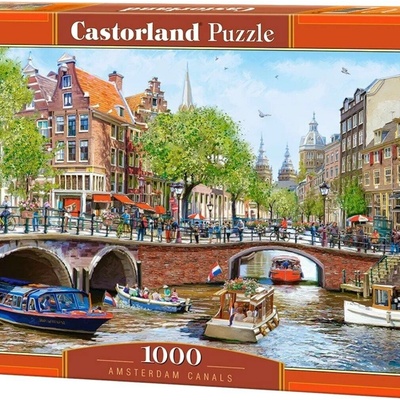 Castorland Amsterdamské kanály Amsterdam Canals 1000 dílků