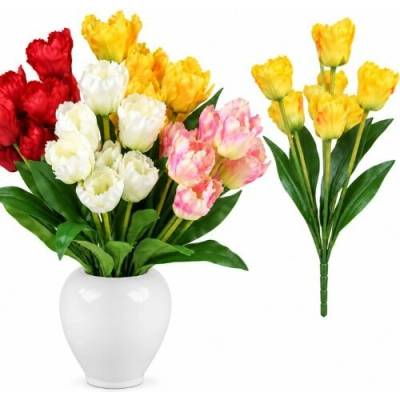 Umelá kytica tulipány žlté 45 cm