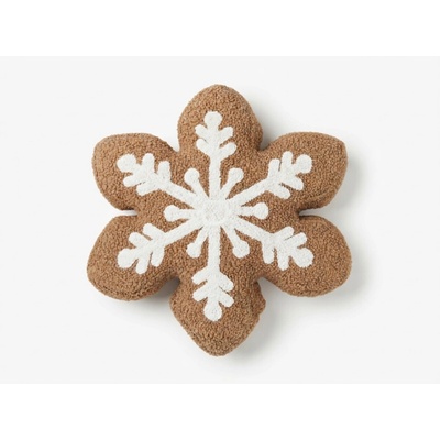Textilomanie vankúš SNOW COOKIE hnedý 40x45 35x35