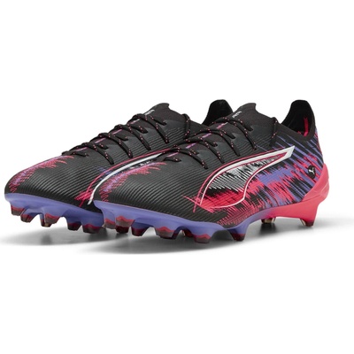 Puma ULTRA 5 ULTIMATE F1 FG Puma Black White Sunset Glow Dark Amethyst Pink černá