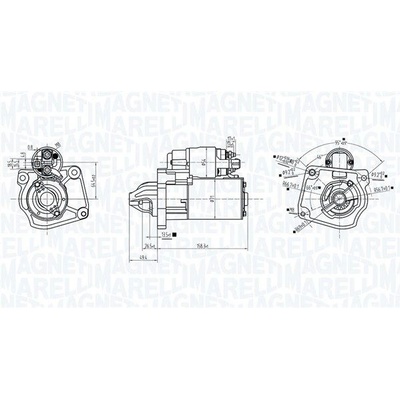 Startér MAGNETI MARELLI 063726281010