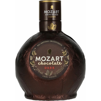 Mozart Dark Chocolate 17% 0,5 l (holá láhev)