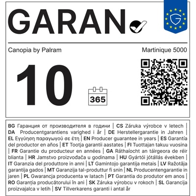 Palram Martinique 5000 17,7 m2 704672 – Hledejceny.cz