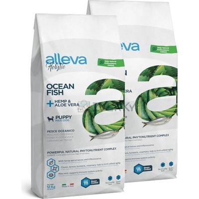 Alleva Holistic Puppy & junior maxi fish 2 kg