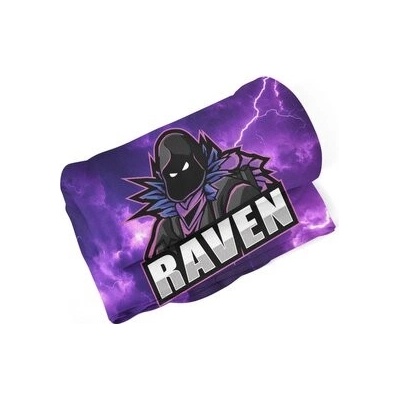 Sablio Deka Fortnite RAVEN Fialová bouře 190x140