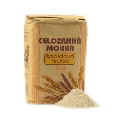 Natural Celozrnná mouka špaldová hrubá 1 kg