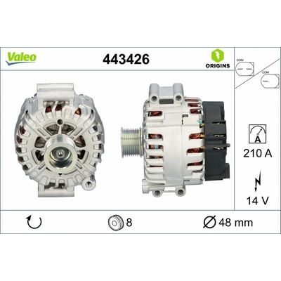 Alternátor VALEO 443426 443426