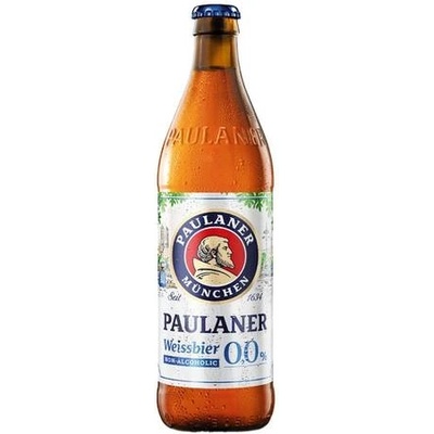Paulaner Weissbier 0% 0,5 l (sklo)