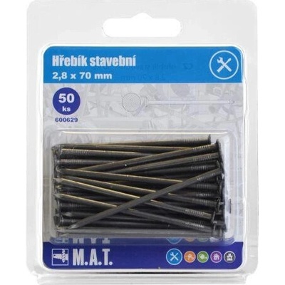 M.A.T. GROUP Stavebné klince 70 × 2,8 mm, 50 ks