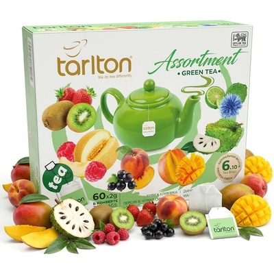 Tarlton Assortment Green Tea 60 x 2 g
