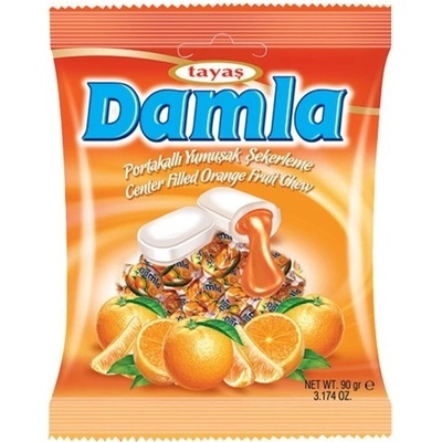 Damla bonbóny pomeranč 90 g