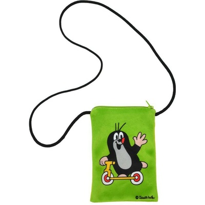 Moravská ústředna Taštička na krk 10 x 15 cm, Krtko Zelená