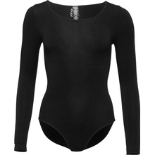 Dámské Body Black Long Sleeve Turtleneck Bodysuit
