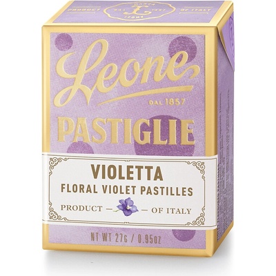 Leone 1857 Violetta Cucací pastilky s příchutí fialky 27 g