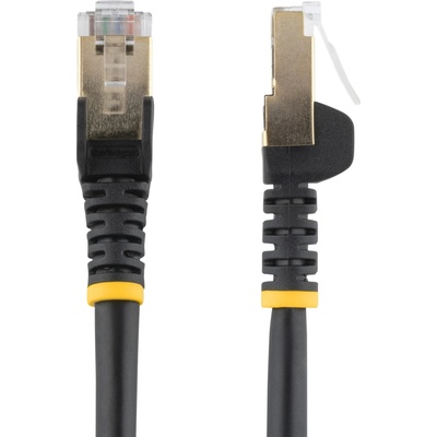 Startech 6ASPAT150CMBK CAT6A Ethernet 10 Gigabit Shielded Snagless RJ45 100W PoE Patch CAT 6A 10GbE STP 1,5m černý