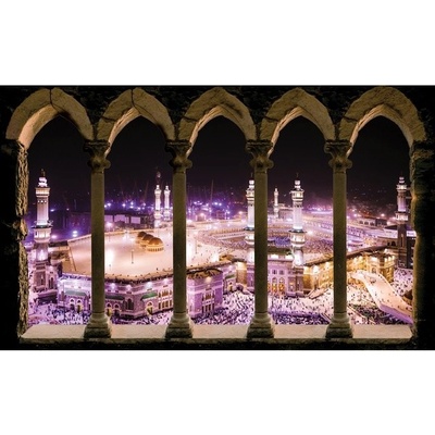 Preinterier FT5063 Fototapeta na stenu Kolonáda - nočné mesto vlies 152cm x 104cm