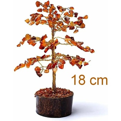 Stromček šťastia KARNEOL 18 cm