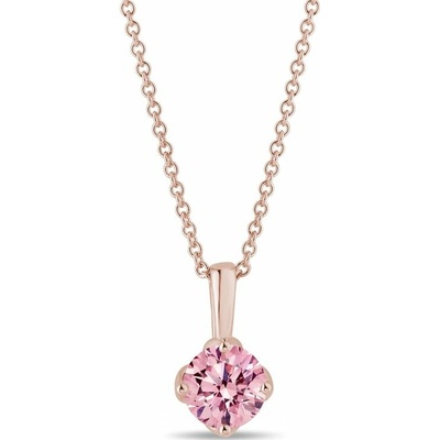 Klenota Náhrdelník s ružovým diamantom ružovom zlate N0833954