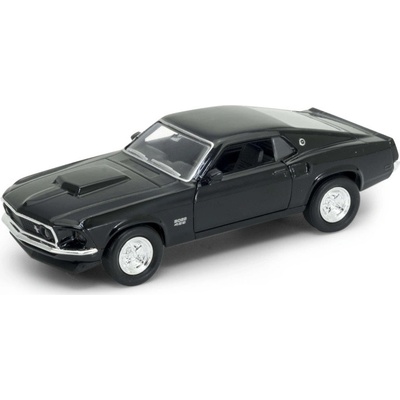 Welly Ford Mustang Boss 429 1969 černá 1:34