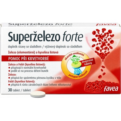 Favea SuperŽelezo 30 tabliet