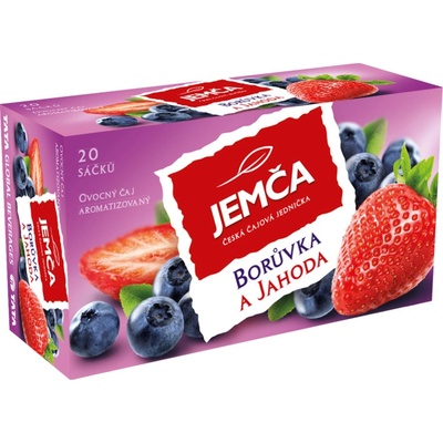 Jemča ovocný čaj borůvka a jahoda 40 g