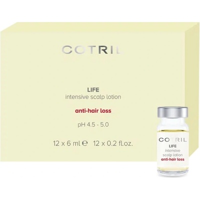 Cotril Life intenzivní ampule proti vypadávání vlasů 12 x 6 ml