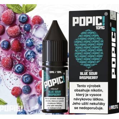 Popič! Salt Blue Sour Raspberry 10 ml 10 mg