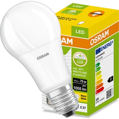 Ledvance LED Žiarovka z recyklovaného plastu E27/10W/230V 2700K